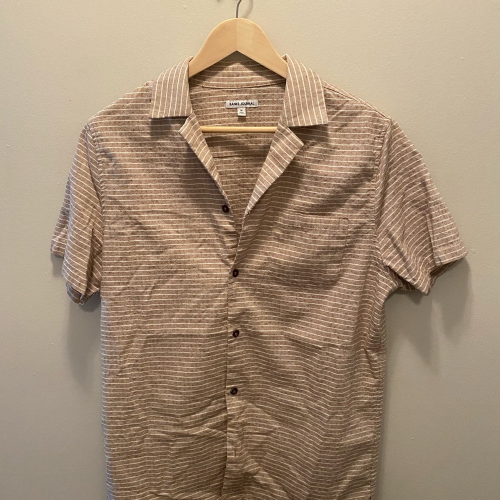 Banks Journal Camp Collar S/S Buttoned Down Shirt